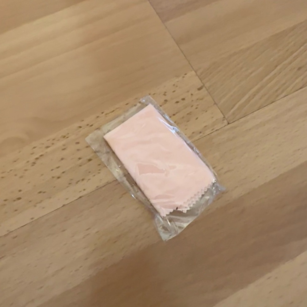 Small pink cleaning cloth